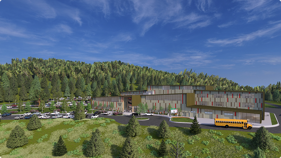 Makah campus from the right angle
